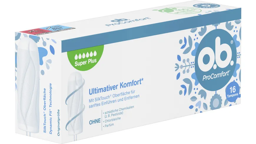 O.B. Tampons ProComfort Super Plus