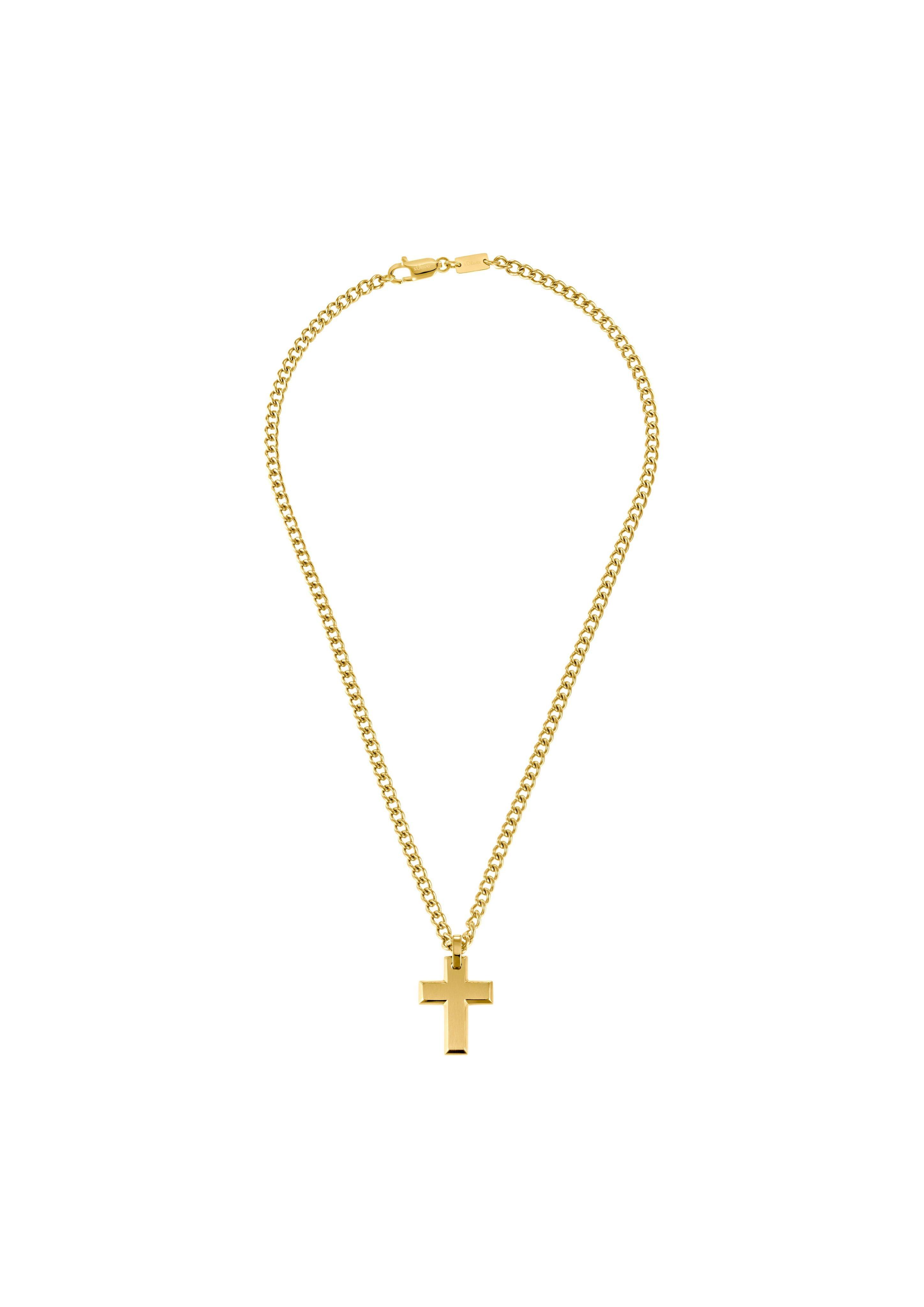 Halskette mit Kreuz  6008953-19B0