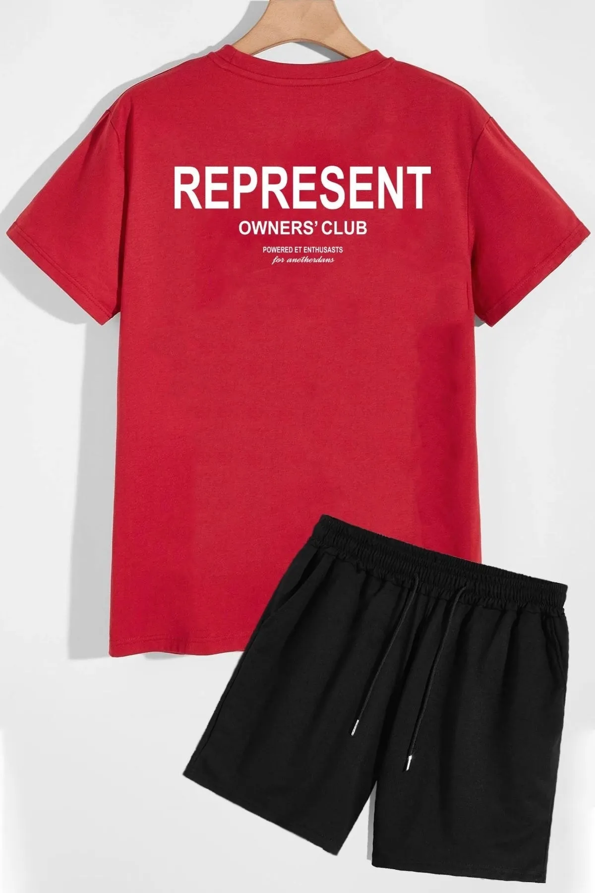 trendypassion  Represent Shorts-T-Shirt-Trainingsanzug-Set