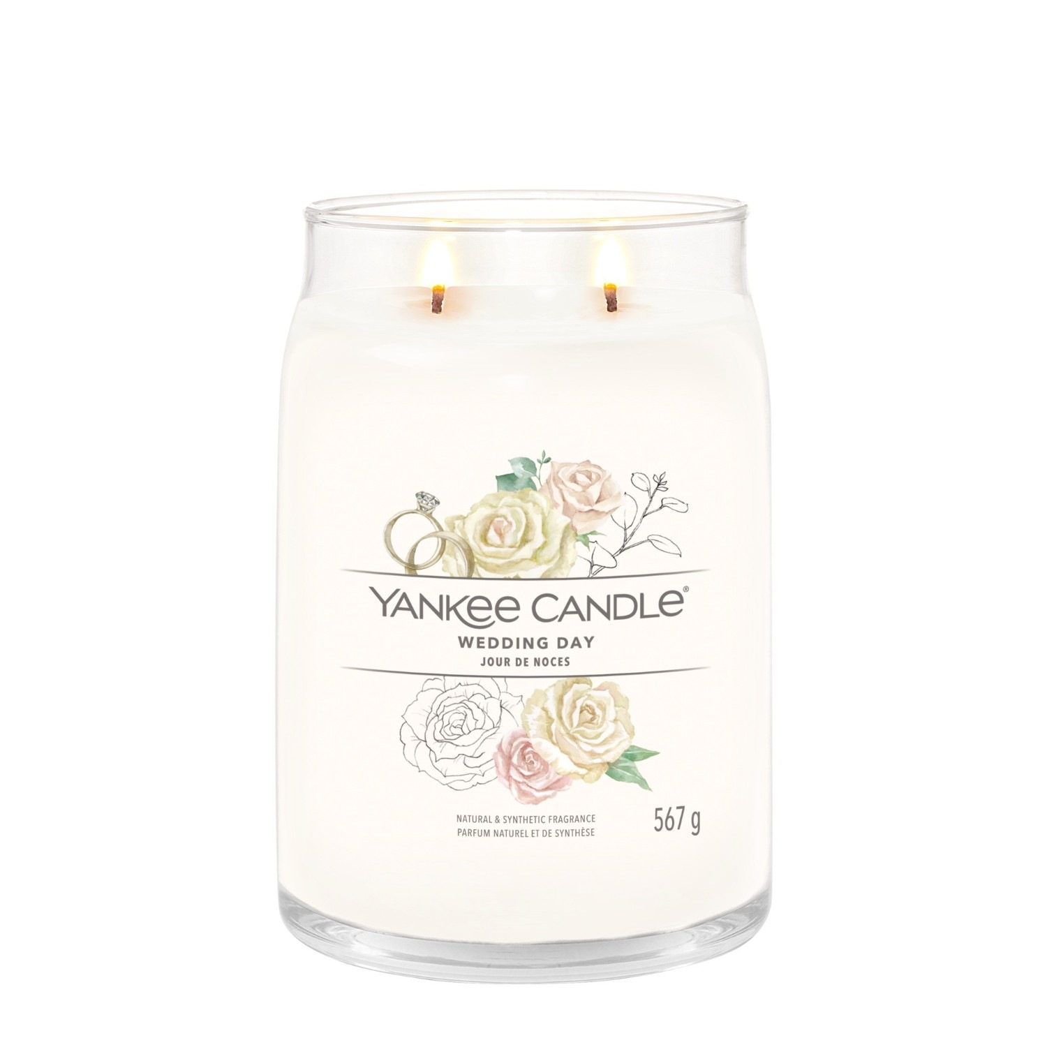 Świeca YANKEE CANDLE Duży słoik na ślub