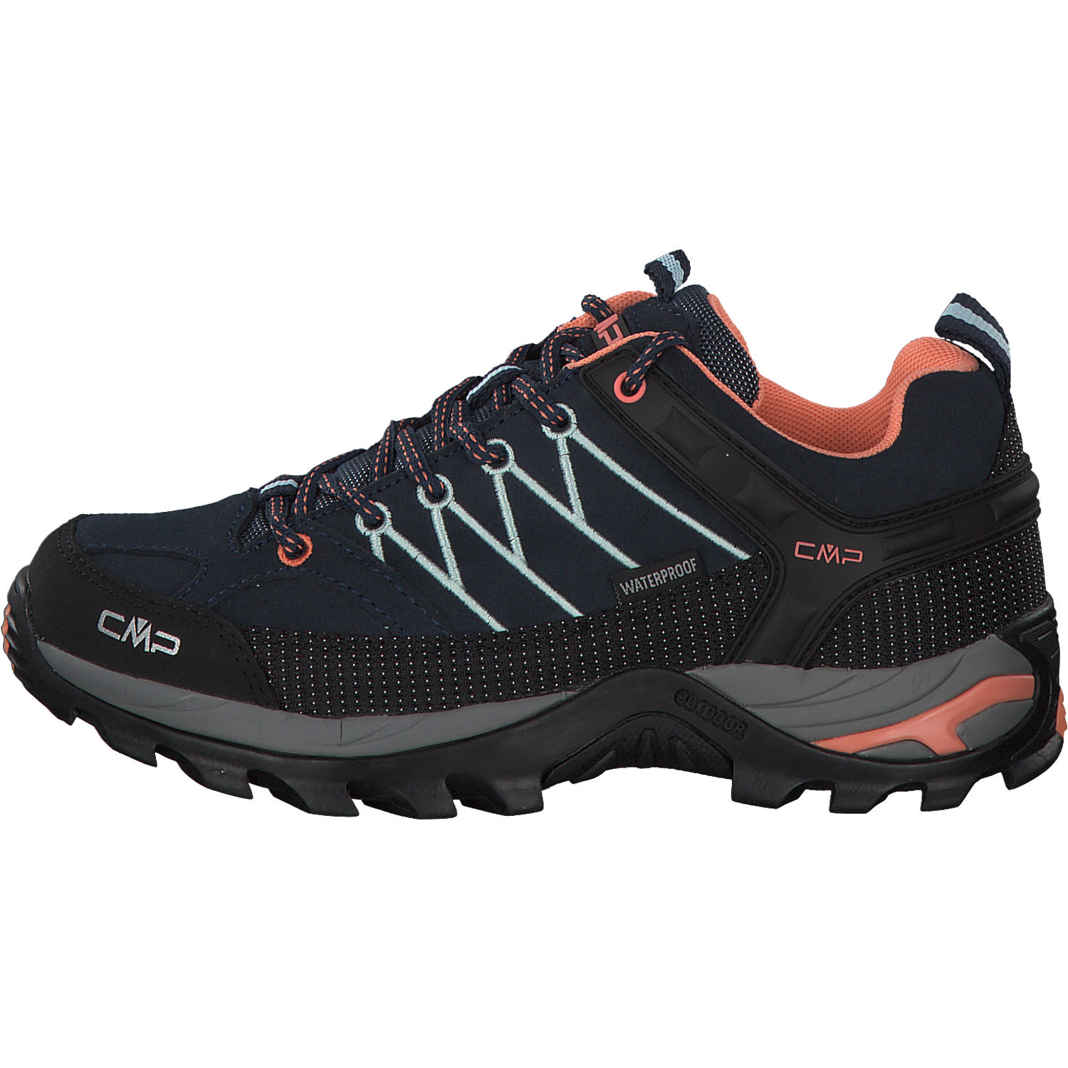 CMP Rigel Low 3Q13246, Trekkingschuhe, Damen, Blau (Blue-Giada)