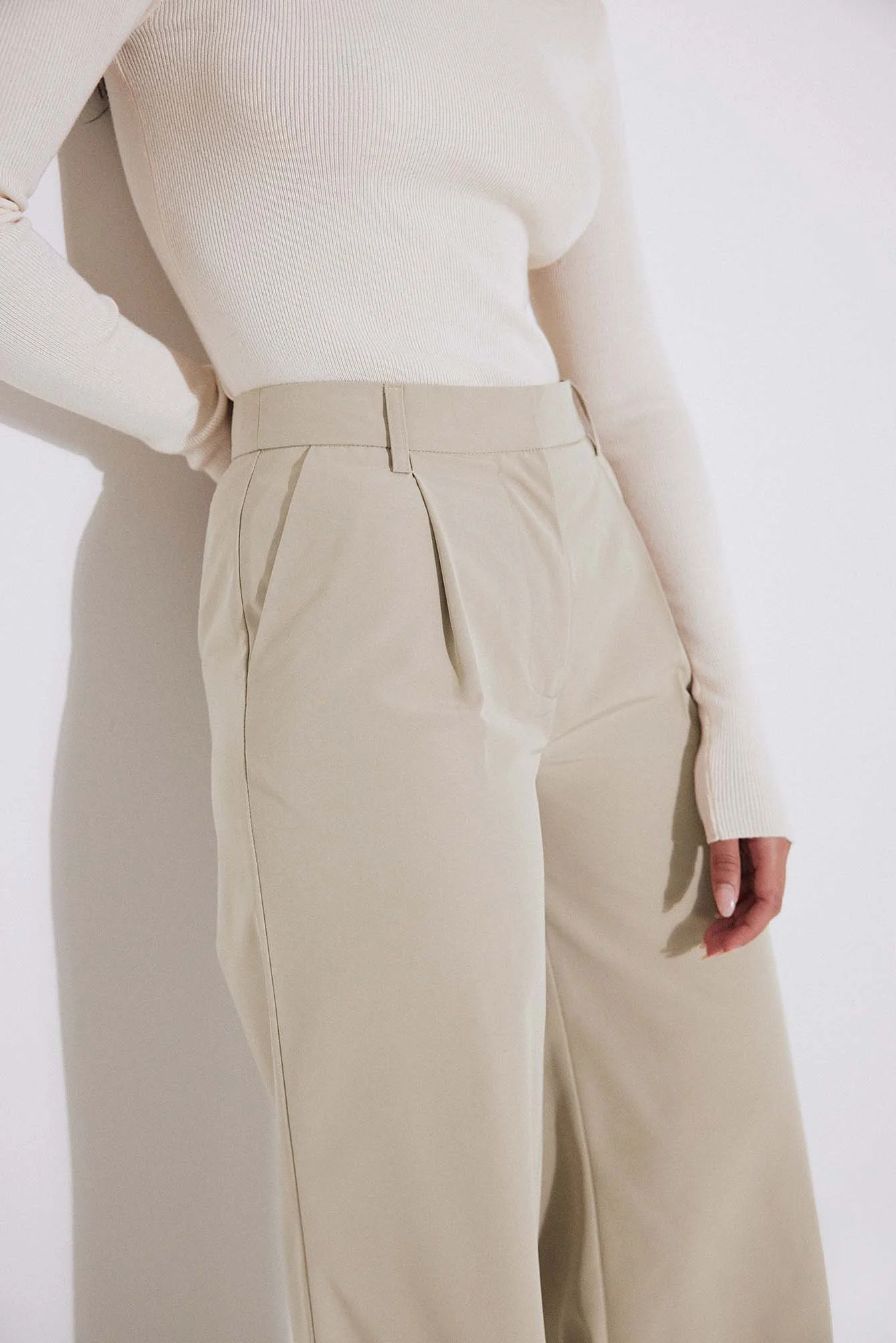 Gewebte weite Hosen
