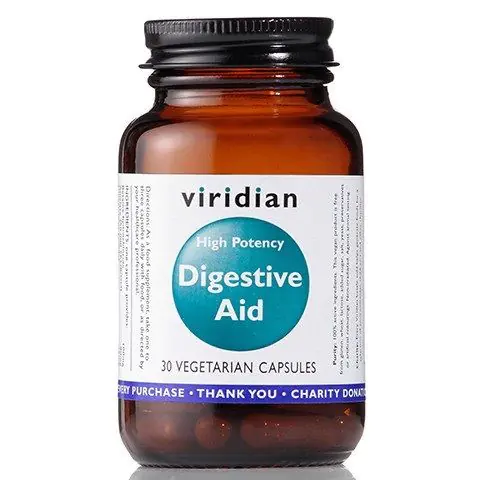 Viridian Digestive Aid probavni enzimi, kapsule