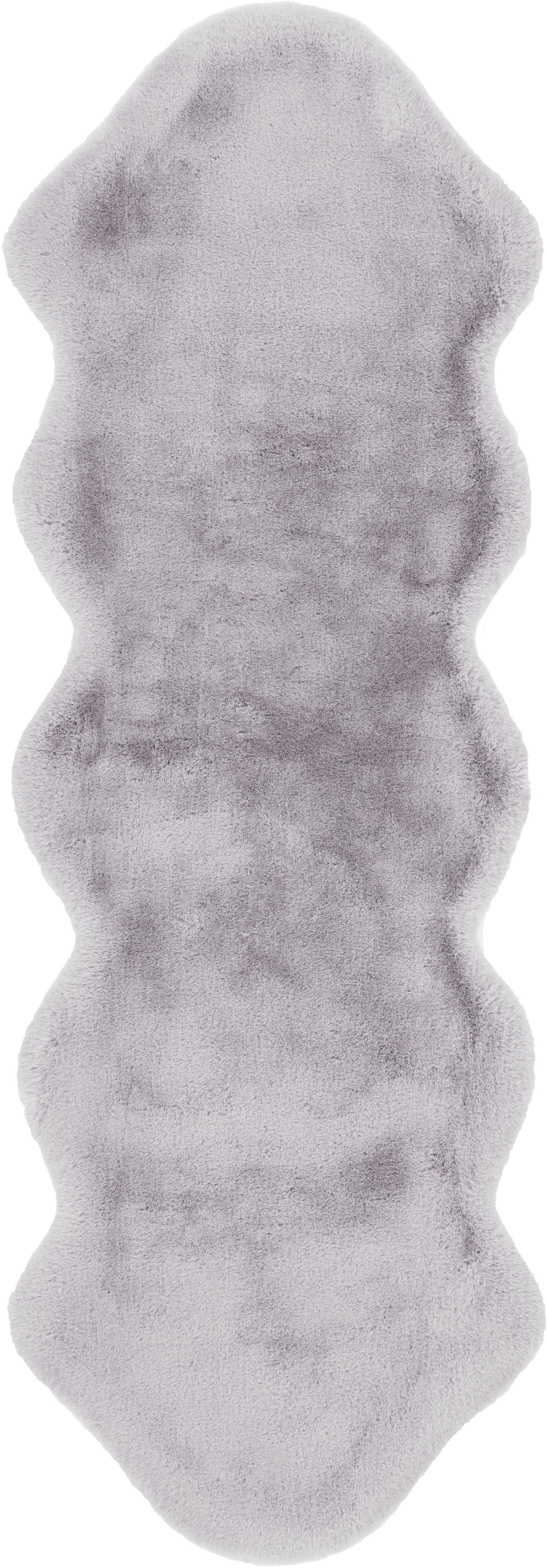 Fellteppich Rabbit 300, Arte Espina, fellförmig, Höhe: 35 mm, Kunstfell, Kaninchenfell-Haptik, supersoft, ideal als Bettvorleger