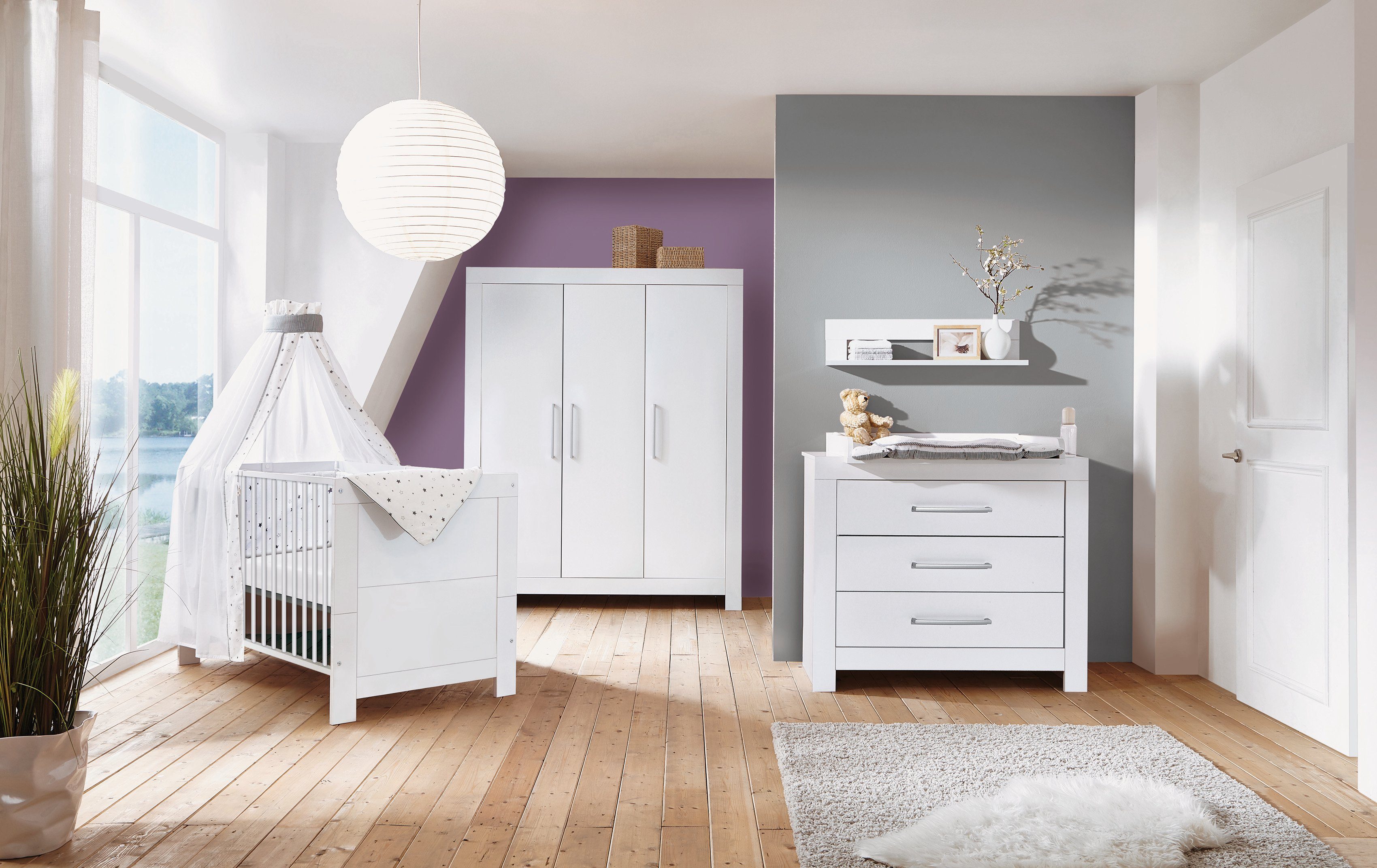 Schardt Kinderkleiderschrank Nordic White Made in Germany