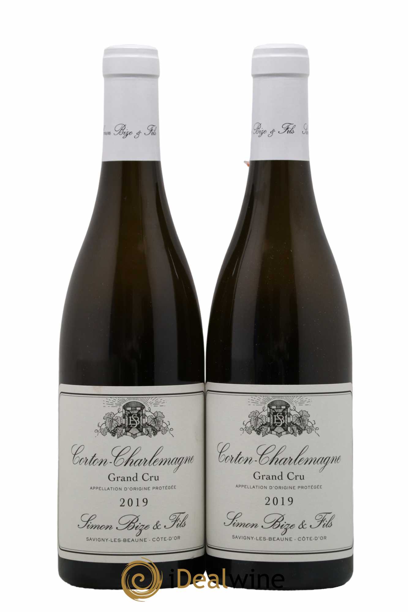 Corton-Charlemagne Grand Cru Simon Bize & Fils  2019 - Lot de 2 Bouteilles