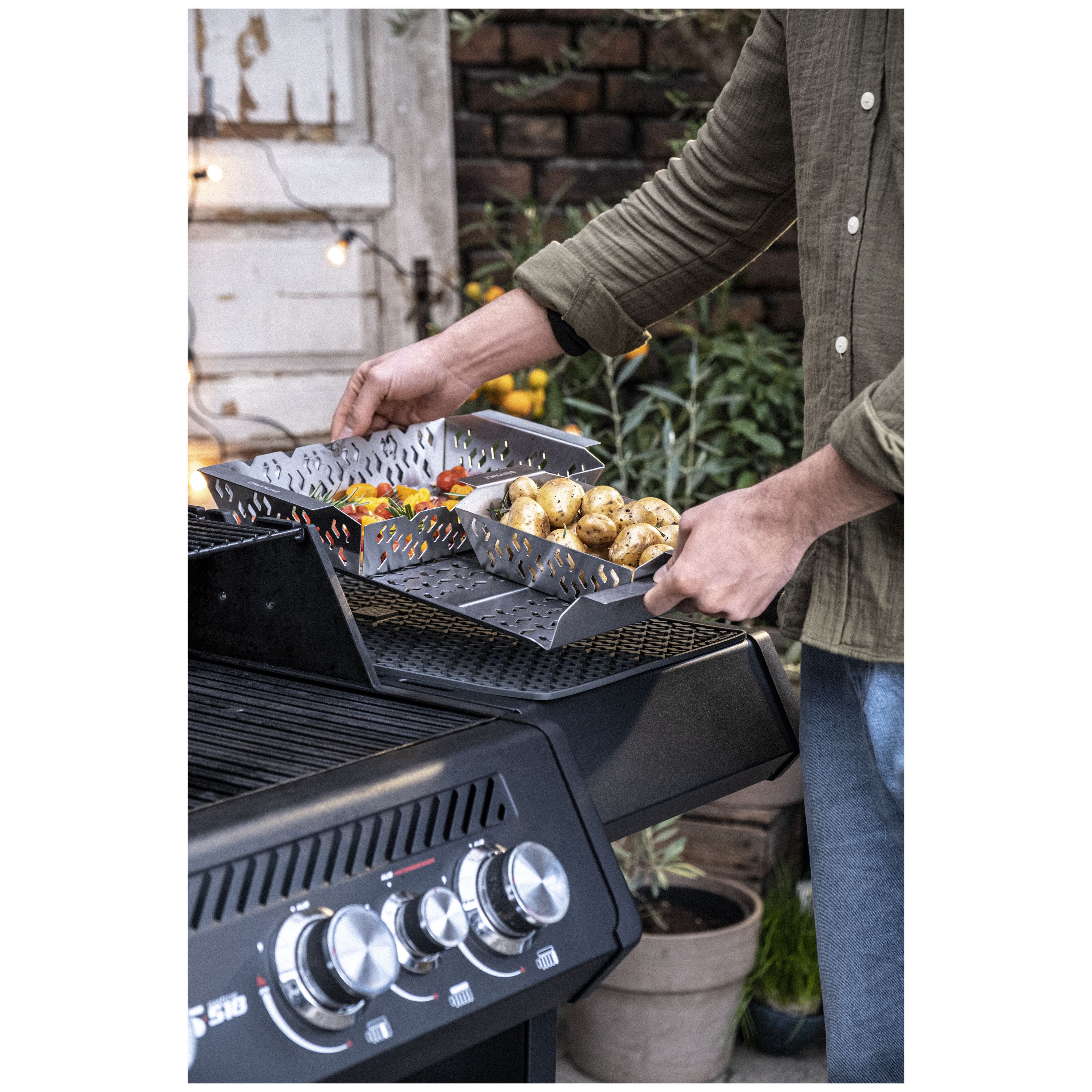 Grillkorb Set S/M / 2-tlg