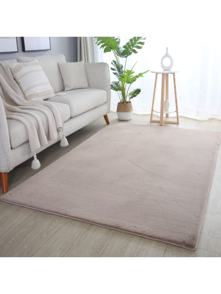Teppich Boss Hochflor Teppich Pia Beige günstig kaufen
