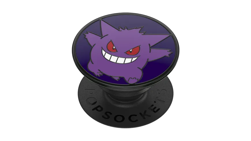 PopGrip - ausziehbarer Handy-Griff Handyhalter - Pokémon Enamel Glow in the Dark Gengar
