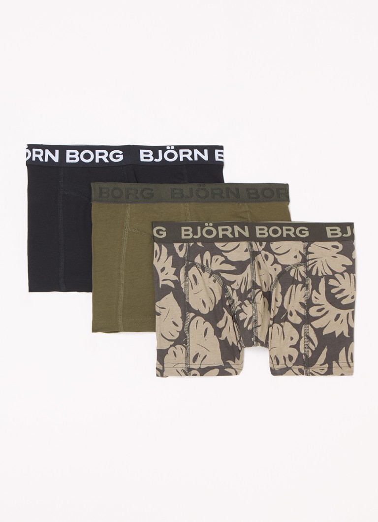 Bokserki z logo Björn Borg, zestaw 3 par