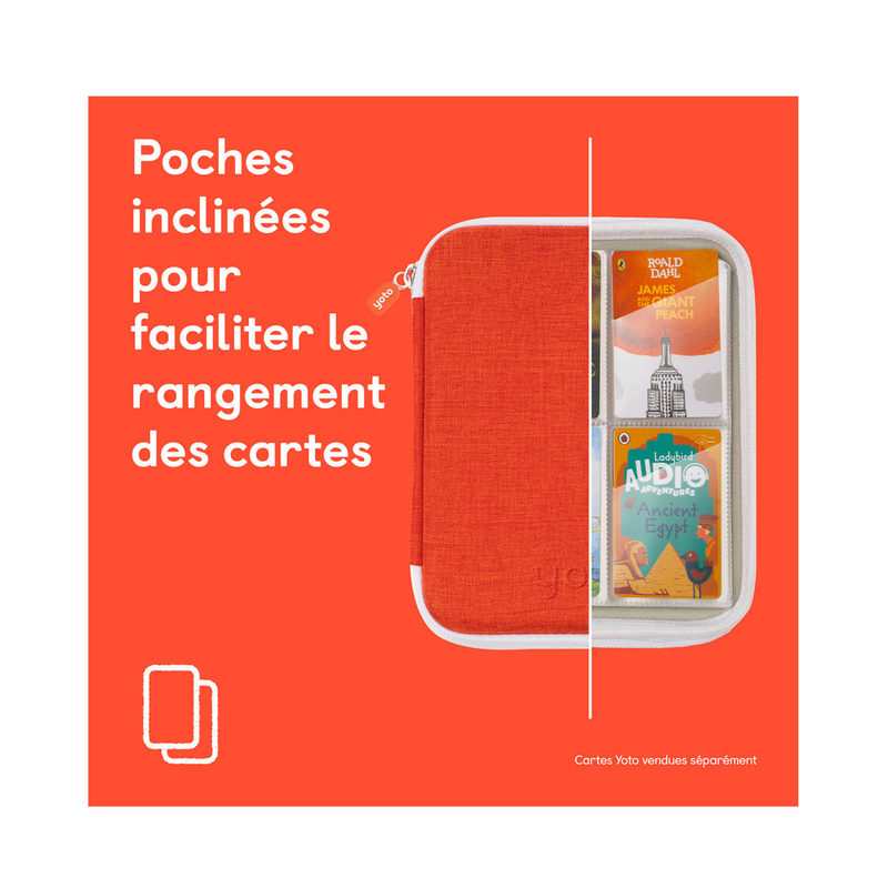 Porte carte orange Yoto
