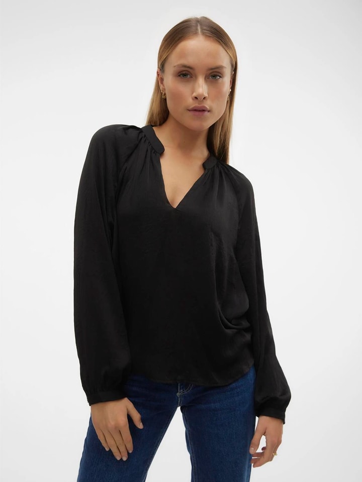 Vero Moda Bluse in Schwarz günstig kaufen