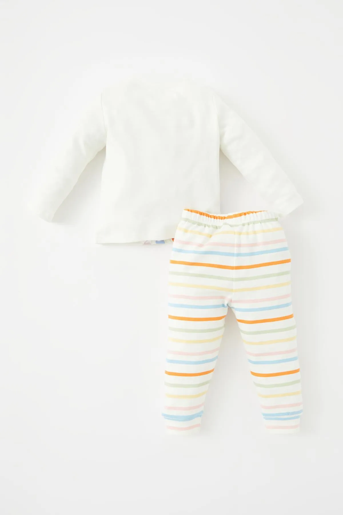 DeFacto  Gestreiftes Langarm-Pyjama-Set für Babys