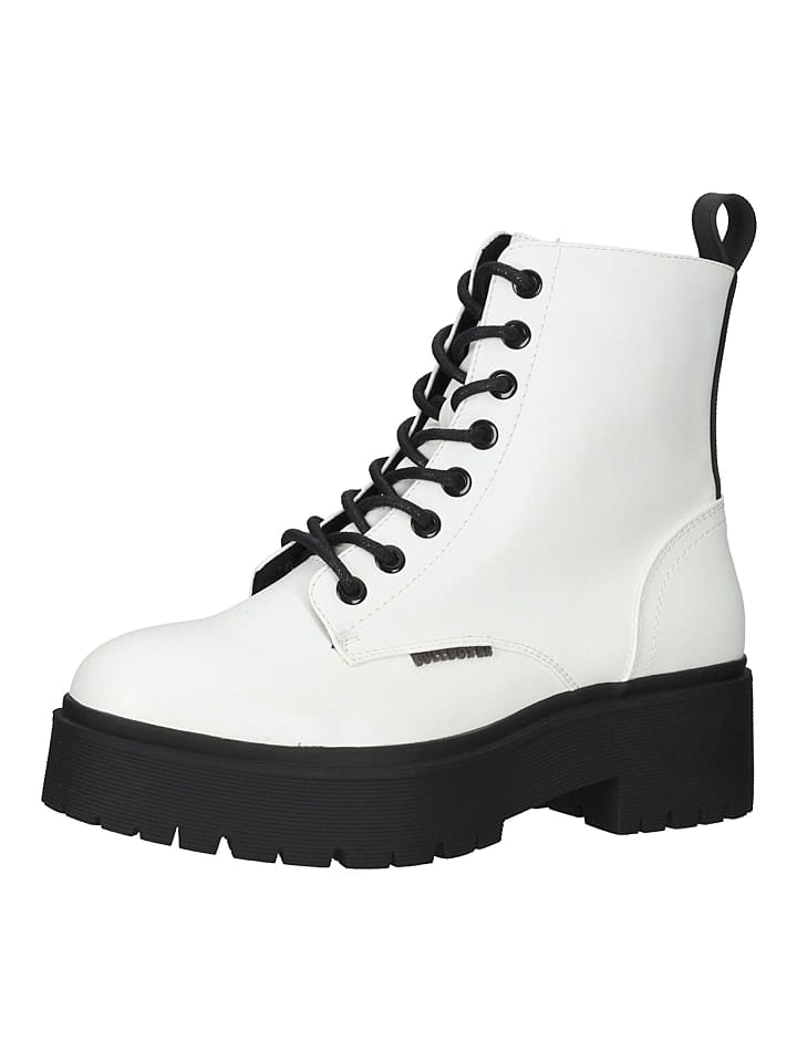 Bullboxer Stiefelette in Weiß/Schwarz günstig kaufen 39