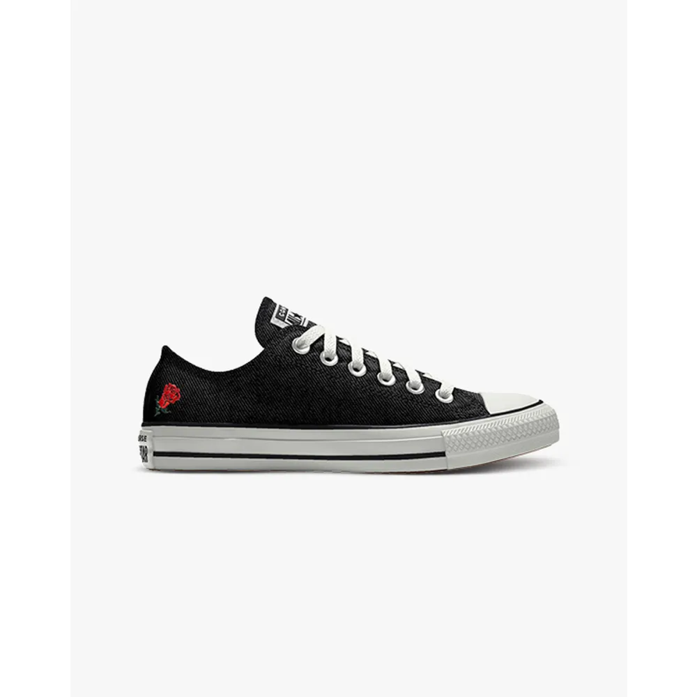 Converse Personalisierbarer Chuck Taylor All Star Embroidery By You 163037CHO23_BLACKDENIM_ROSE_GR / schwarz