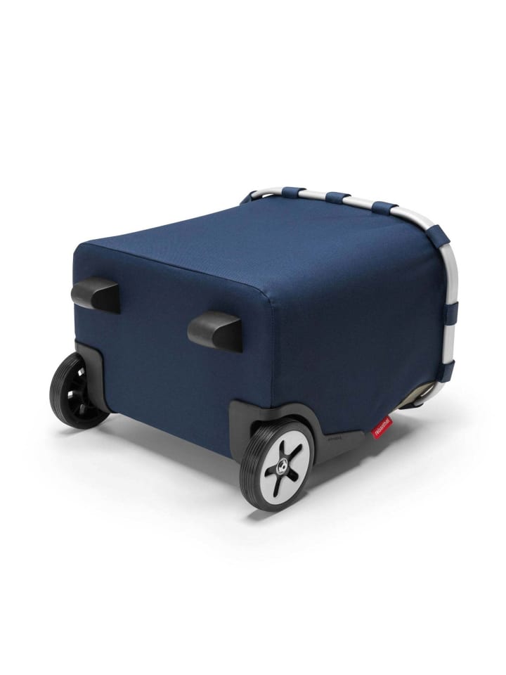 Reisenthel carrycruiser - Einkaufstrolley 47.5 cm (frame raffia black) in dark blue günstig kaufen onesize