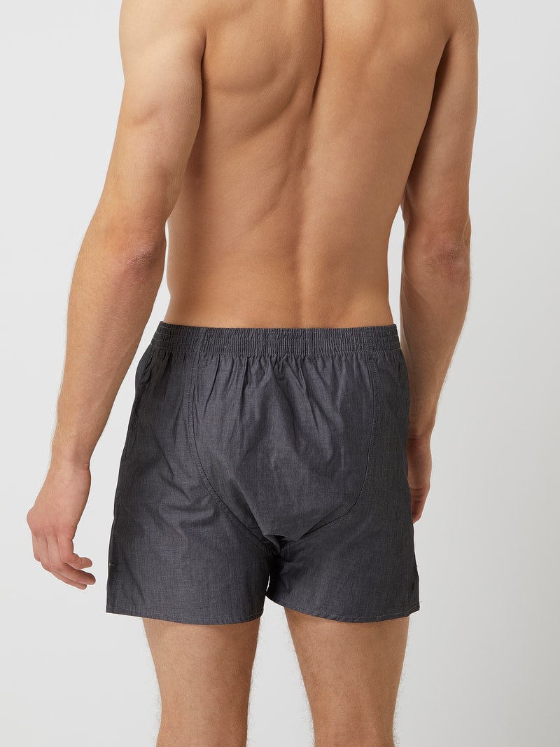 Boxershorts aus Baumwolle in schwarz