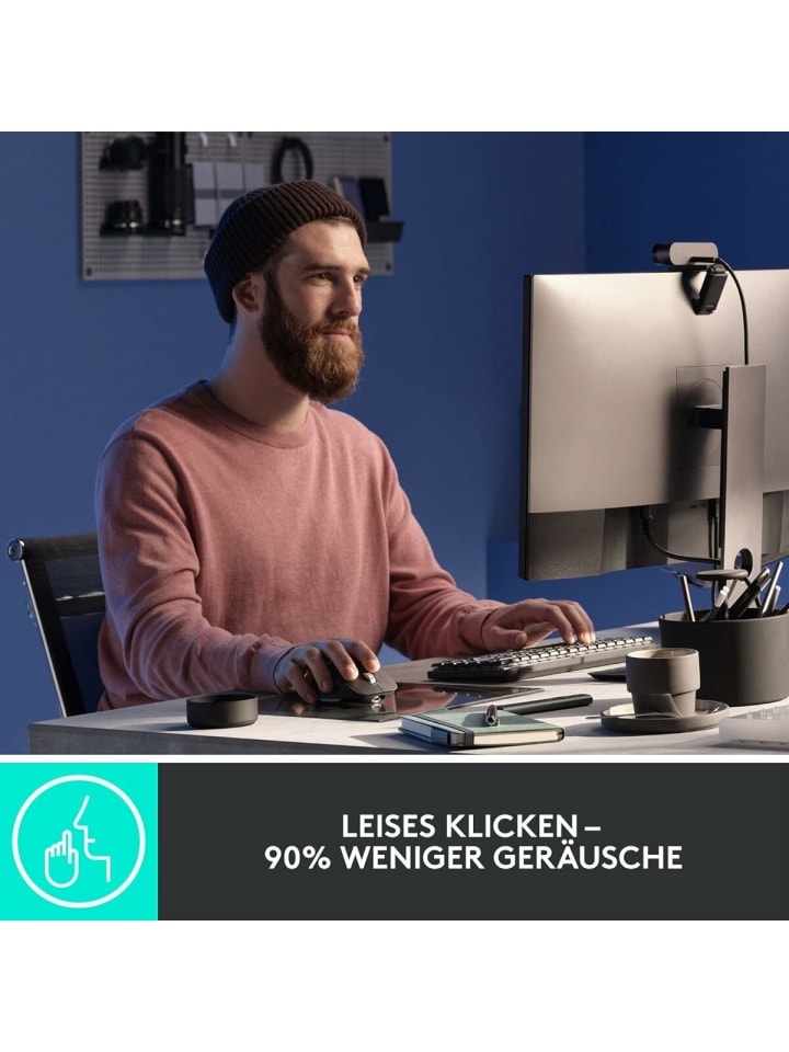Logitech MX Master 3S die perfekte Maus für jeden Moment Ihres Workflows in Schwarz günstig kaufen onesize