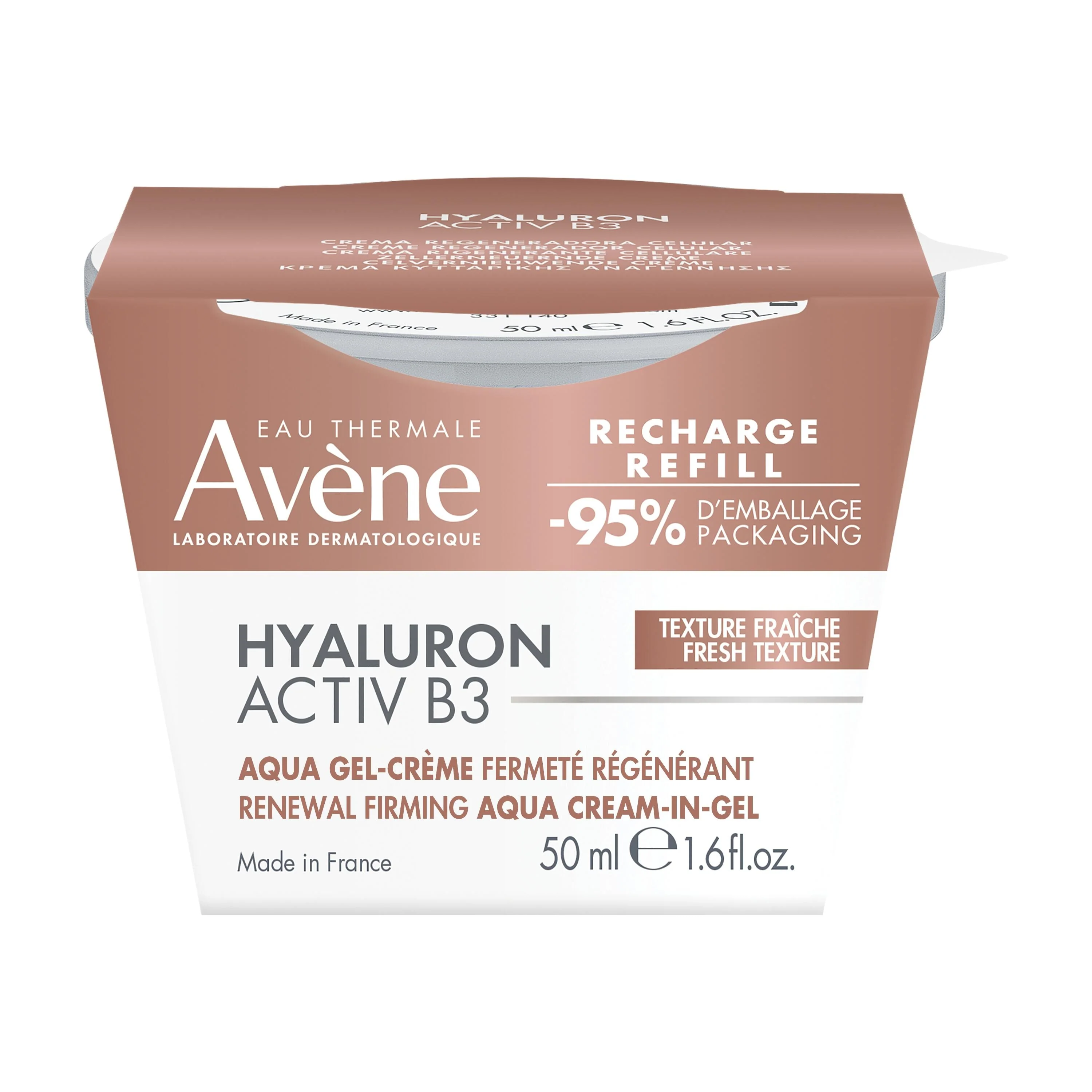 Hyaluron Activ B3 Aqua Gel-Cream Anti-îmbătrânire Reîncărcare Celulară - Gel facial antirid, Tratament facial antirid 24 de ore, Gel facial hidratant, Tratament facial hidratant 24 de ore