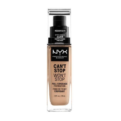 NYX Professional Makeup Can't Stop Won't Stop Full Coverage Foundation, мушкатни орашчић 30 мл