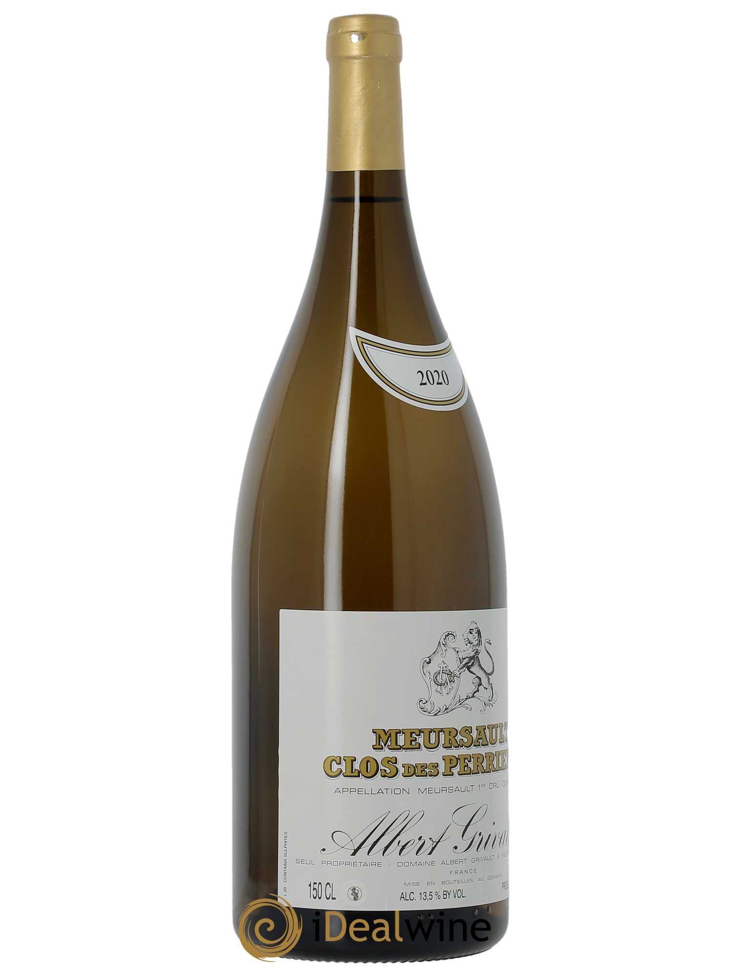 Meursault 1er Cru Clos des Perrières Albert Grivault  2020 - Lot de 1 Magnum
