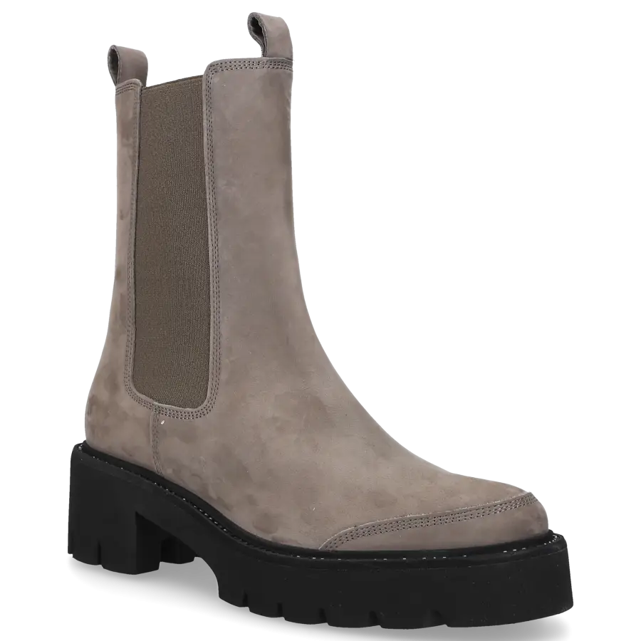 305 SOBE - Chelsea Boots GLORIA Nubukleder - grau