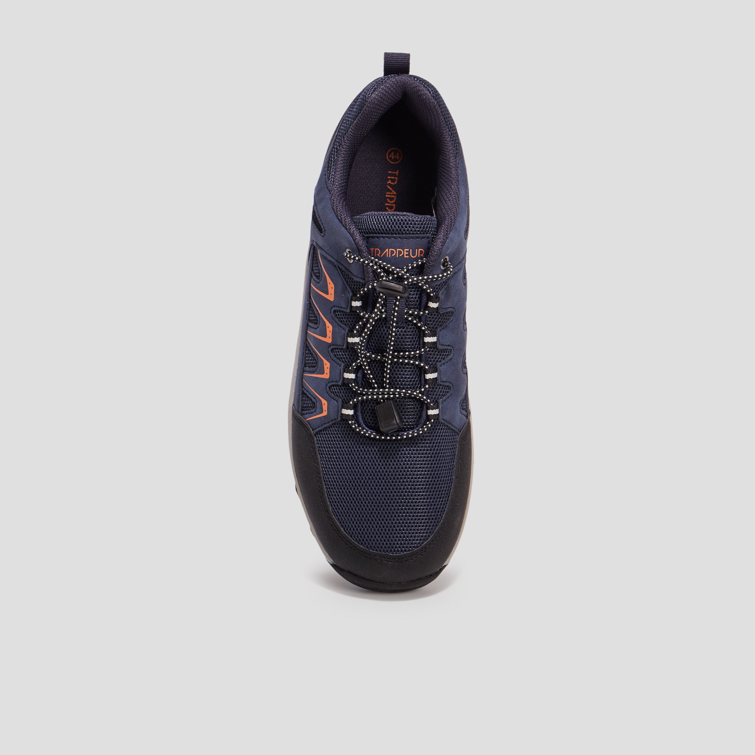 Baskets running à lacets Trappeur bleu marine homme | La Halle