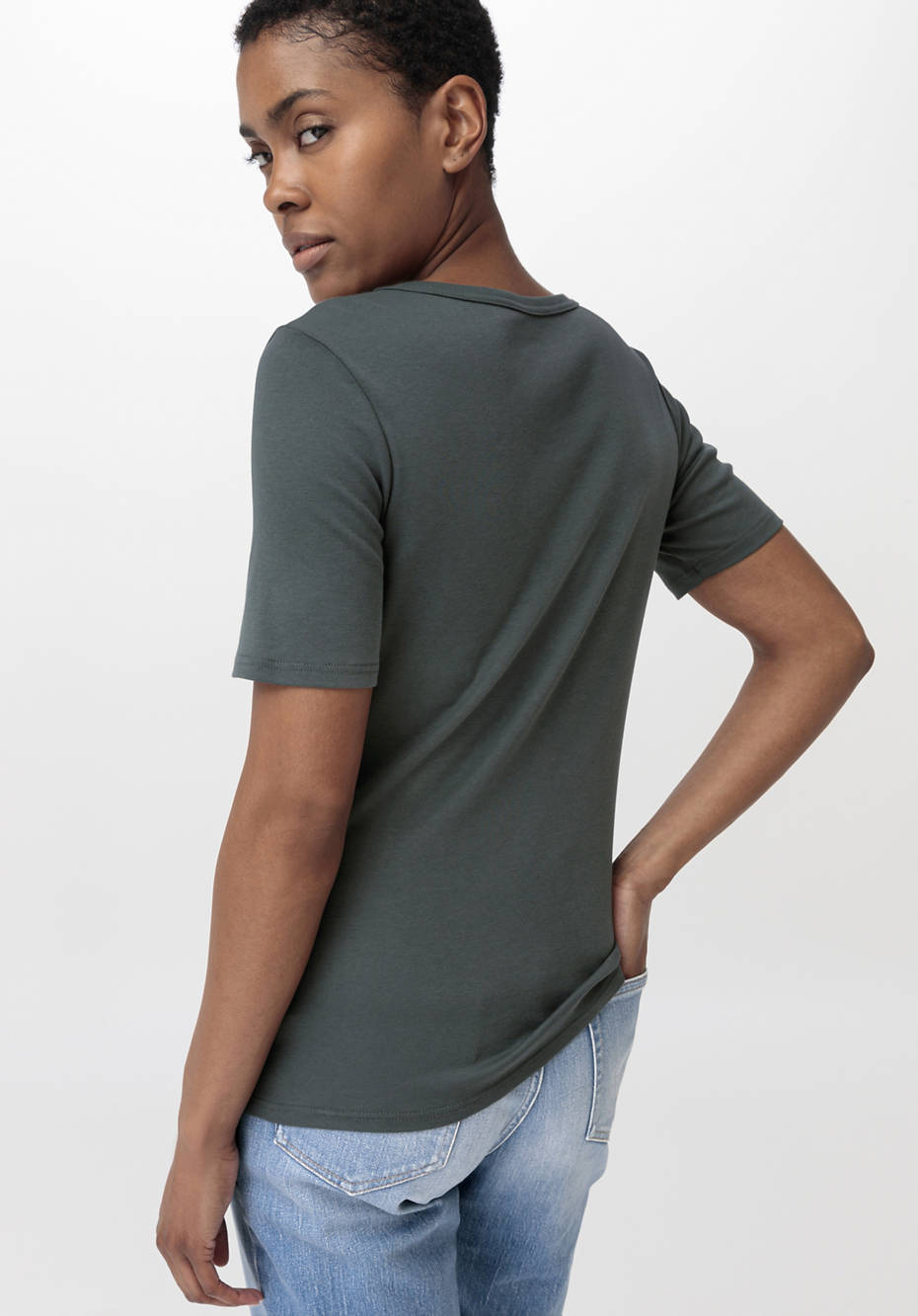 Kurzarm-Shirt aus reiner Bio-Baumwolle