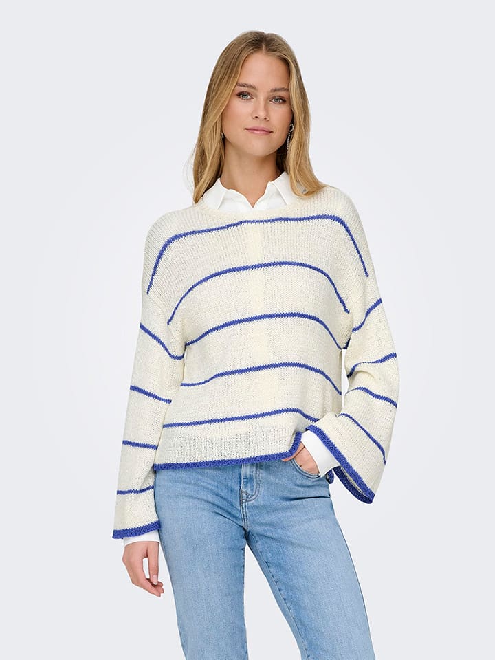 ONLY Pullover in Weiß günstig kaufen