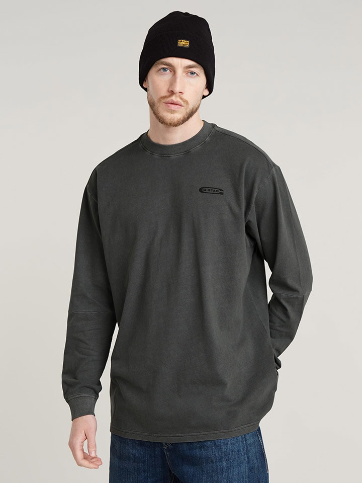 G-Star Sweatshirt in Anthrazit günstig kaufen
