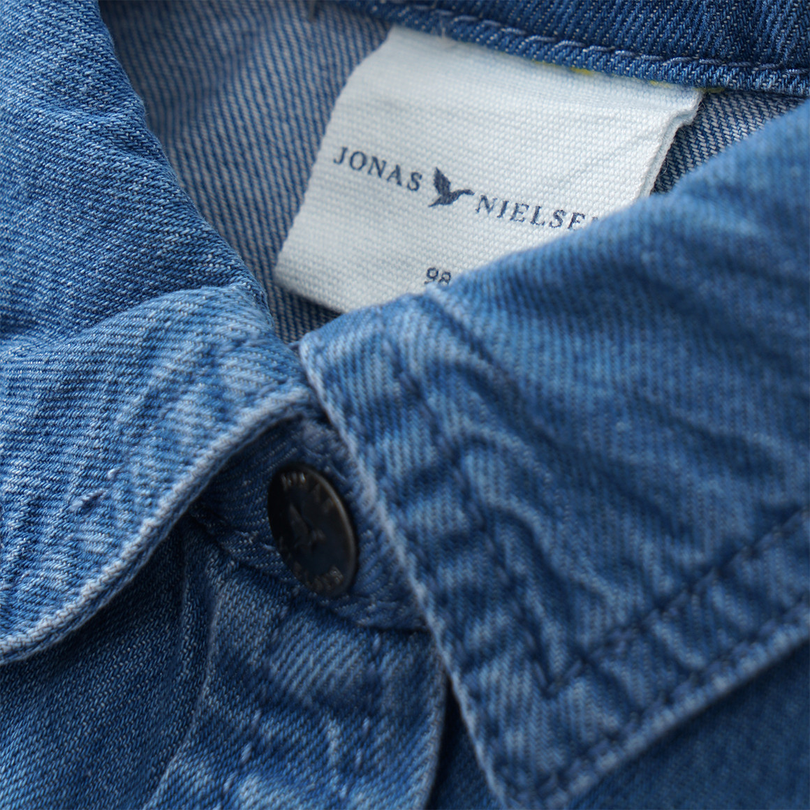 Mädchen Jeanshemd mit Druckknopfleiste