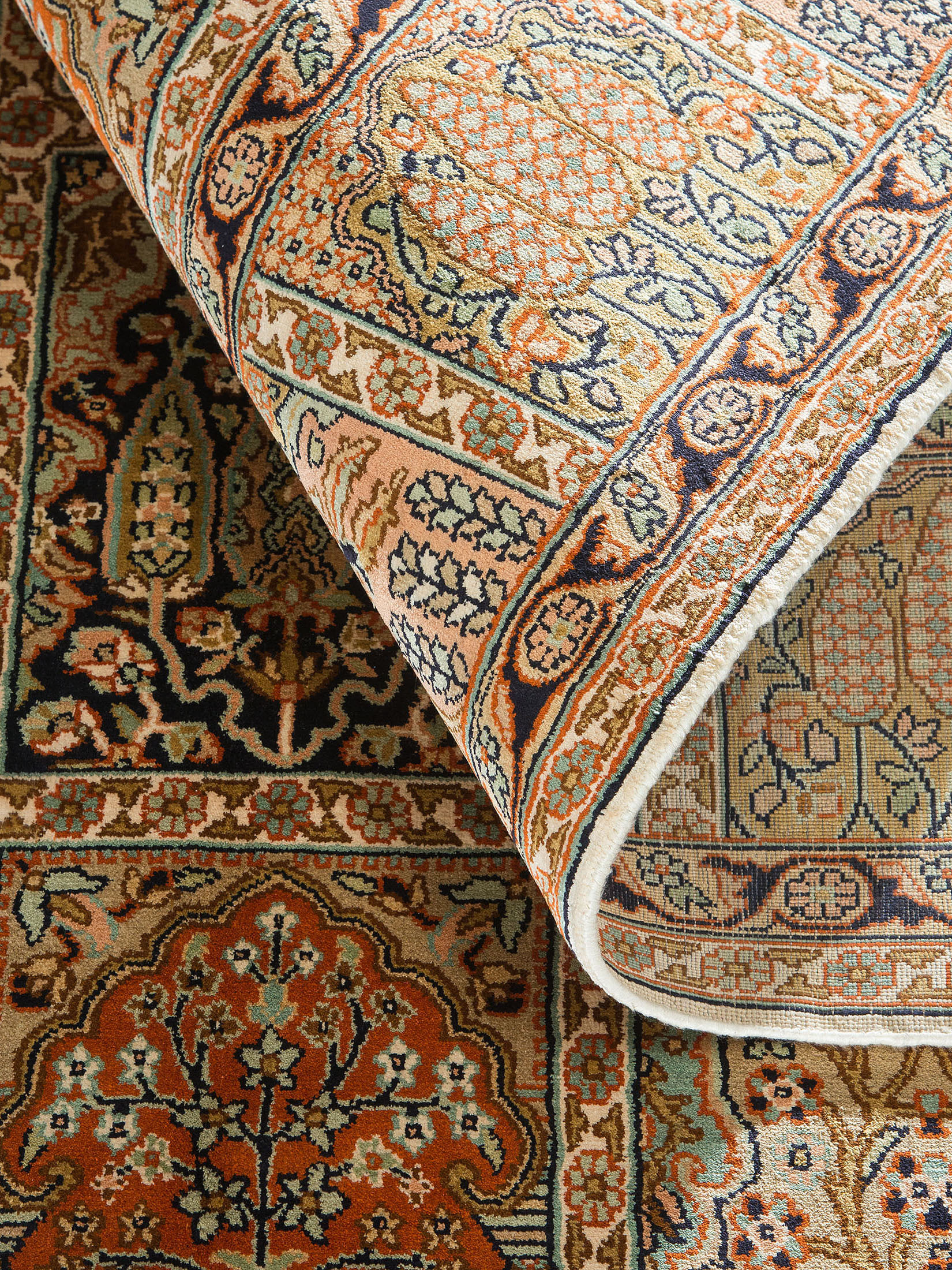 Kaschmir Seide 18/18 ca. 171 x 248 cm, Unikat / Einzelstück