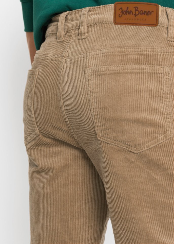 Regular Fit Stretch-Cordhose mit Komfortschnitt