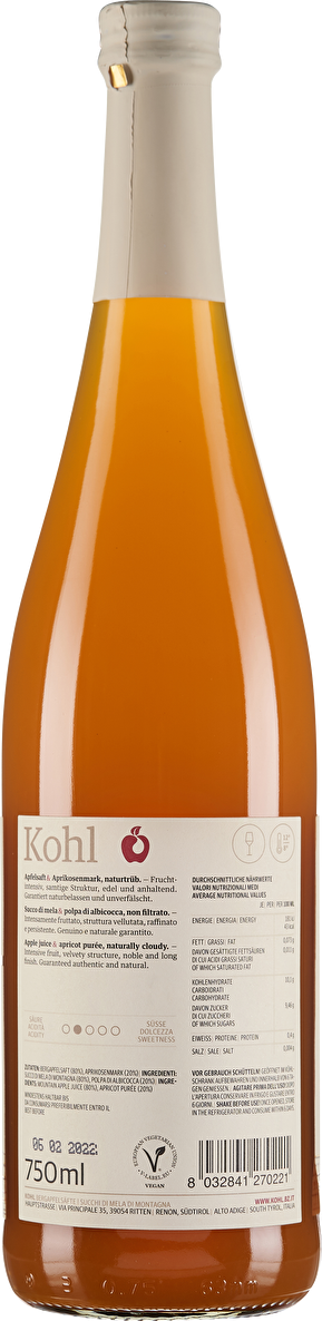 Kohl Bergapfelsaft & Marille