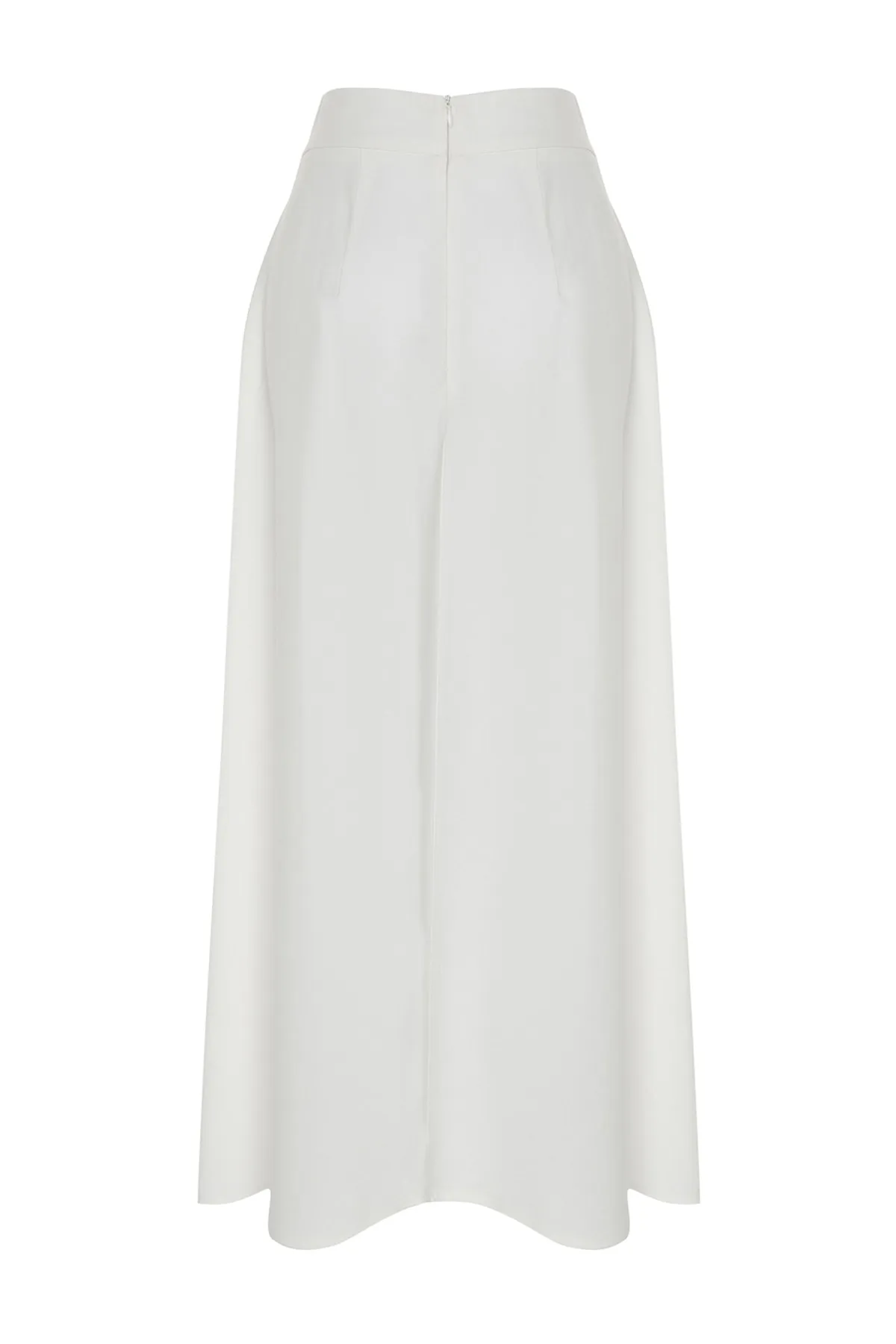 Trendyol Modest  X Kevser Sarıoglu Ecrufarbener, gerippter, gefütterter Webrock TCLSS23EE00001