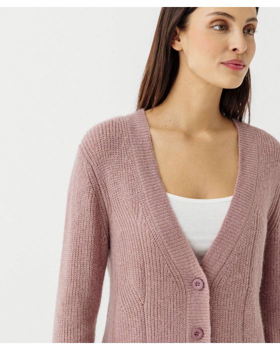 Gilet mélange alpaga