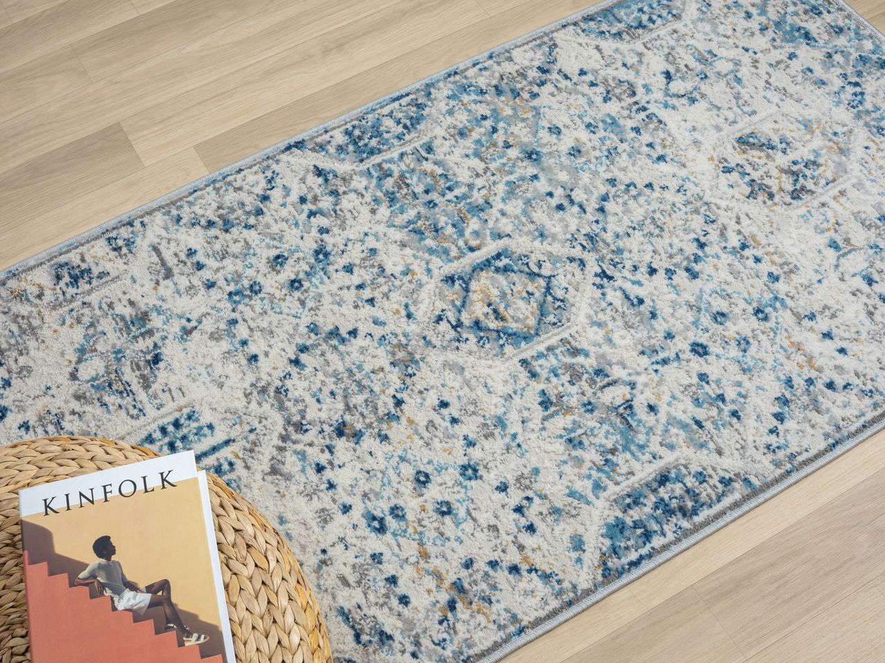 MyFlair Teppich Eloise, 80cm x 150cm, Farbe Beige, rechteckig, Florhöhe 8mm