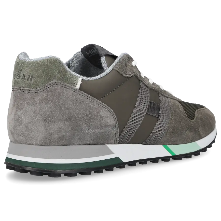 Hogan - Sneaker low H383 Veloursleder - grün