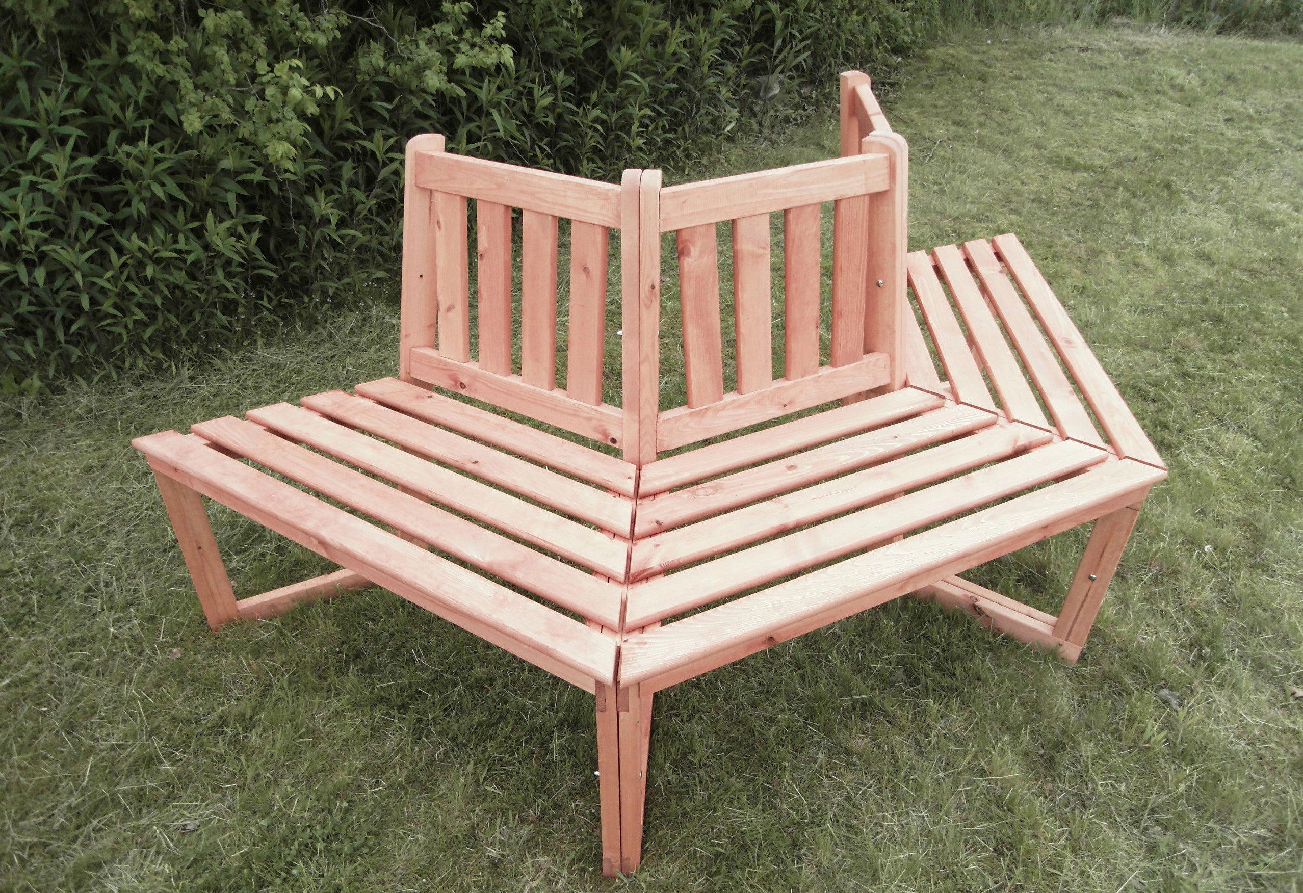 promadino Baumbank, Kiefernholz, 205x89x90