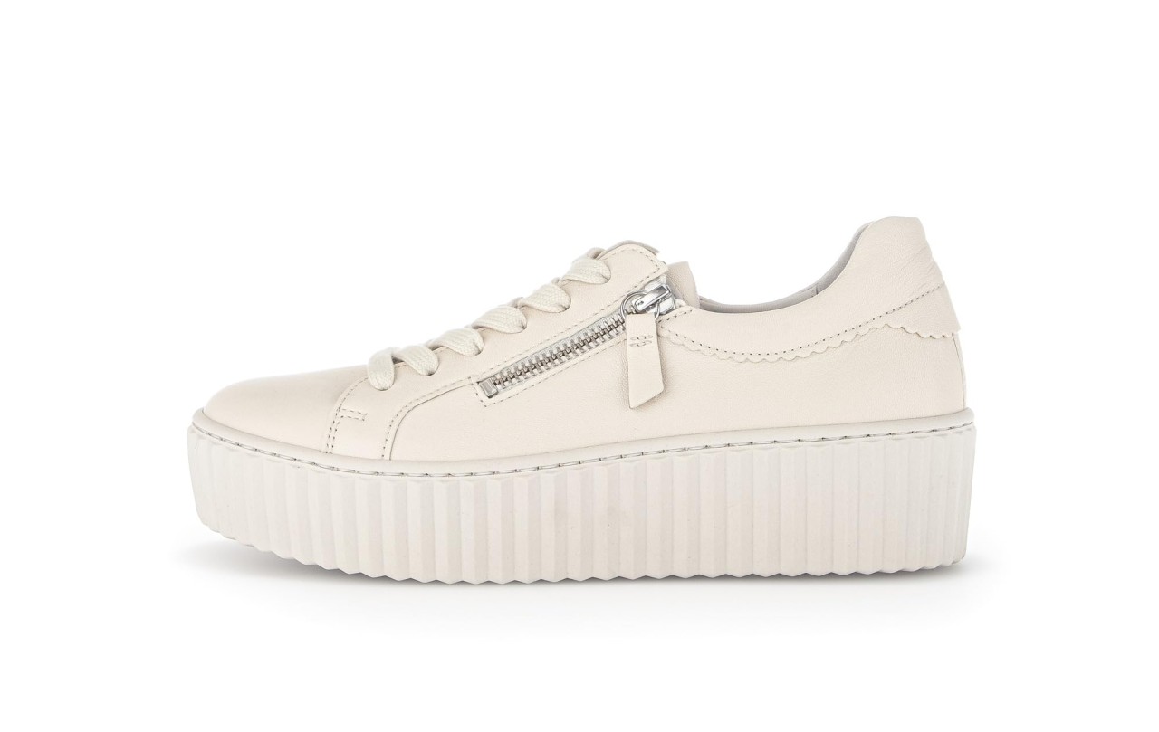 GABOR Freizeit Schnürer beige Gabor Fashion Sneaker low 43.200.22 beig