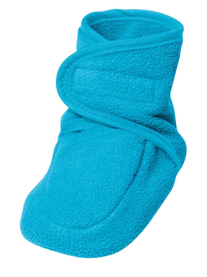 Playshoes Fleece-Krabbelschuhe in Türkis günstig kaufen