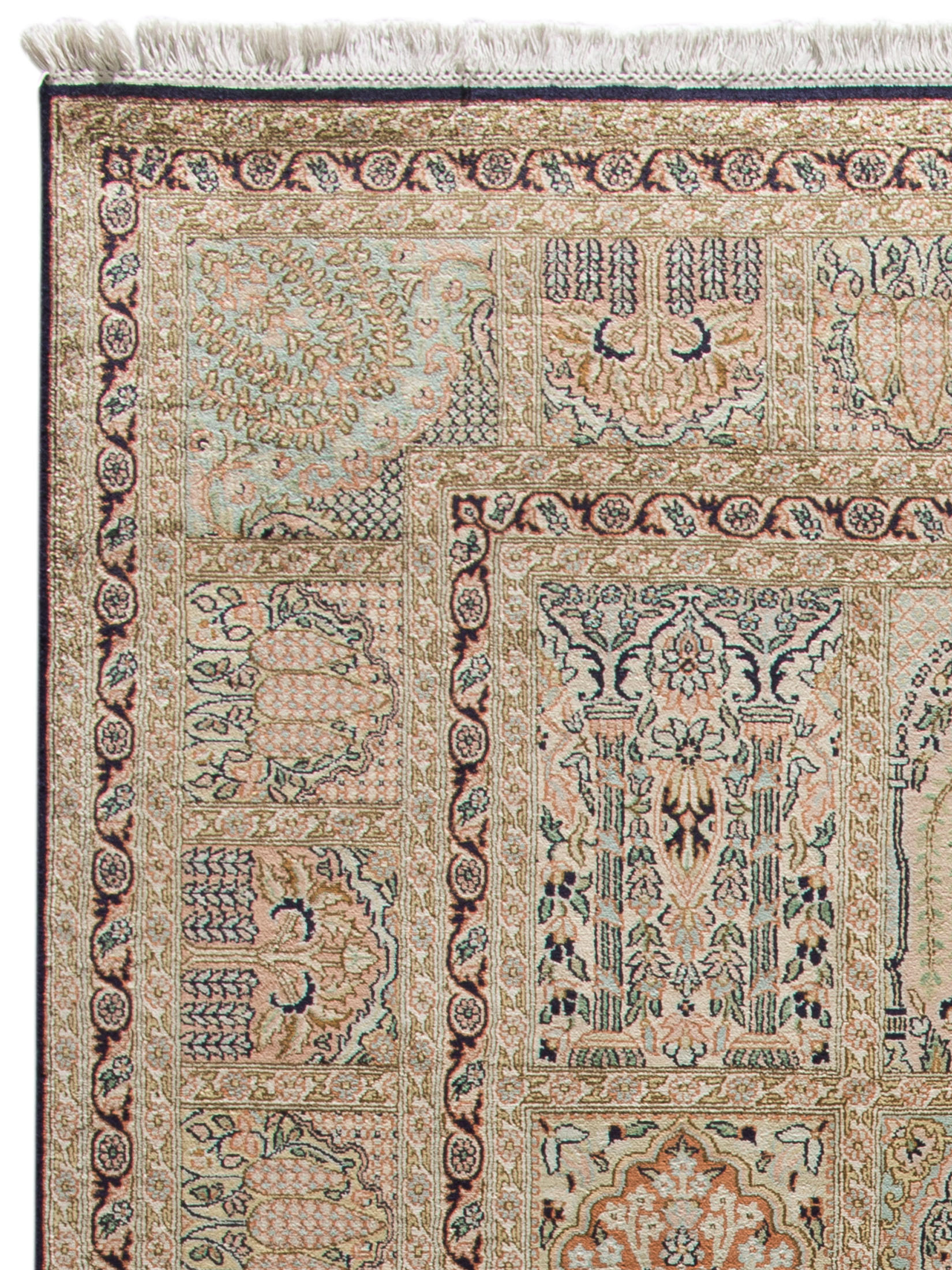 Kaschmir Seide 18/18 ca. 245 x 308 cm, Unikat / Einzelstück