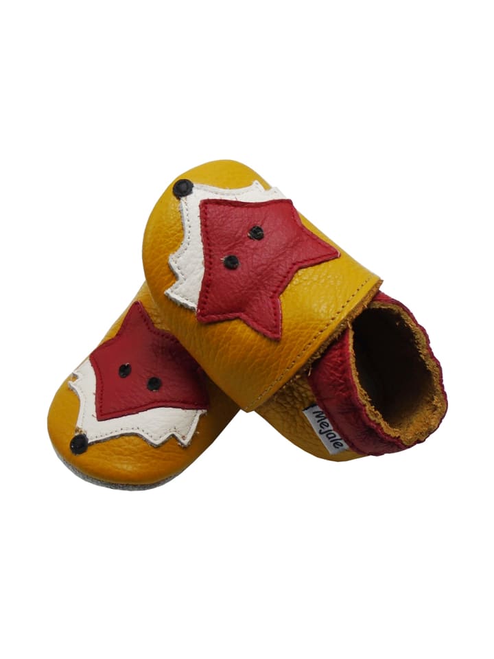 Yalion Leder-Krabbelschuhe 