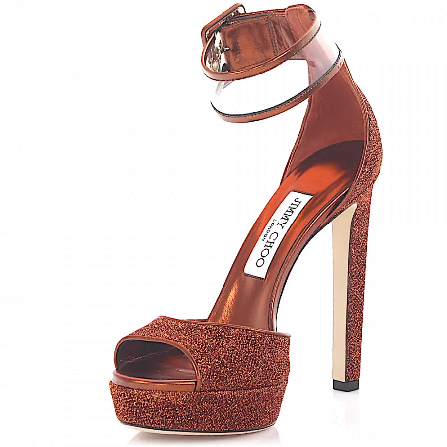 Jimmy Choo - Plateausandalen - orange