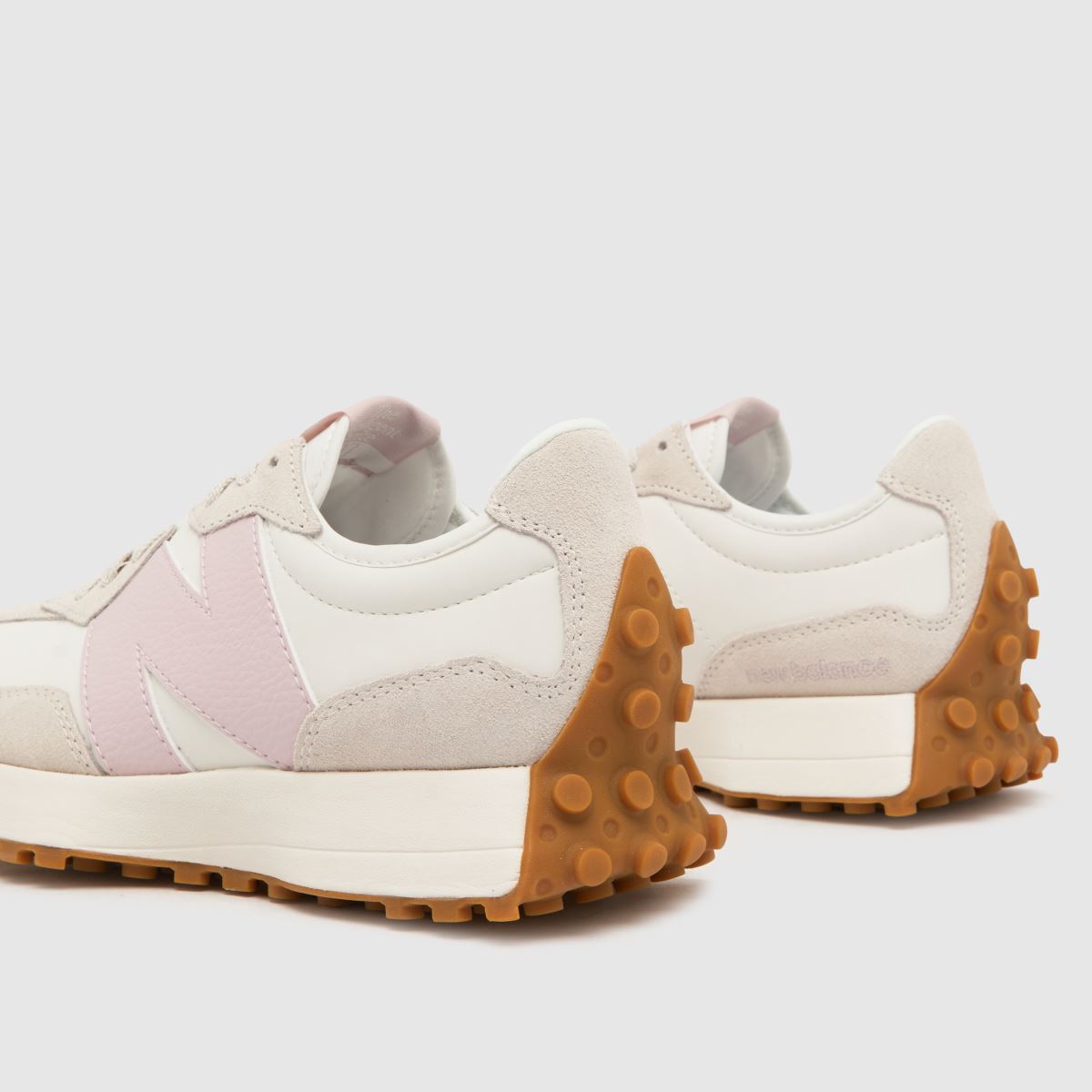 New Balance 327 sportcipő fehér és rózsaszín színben