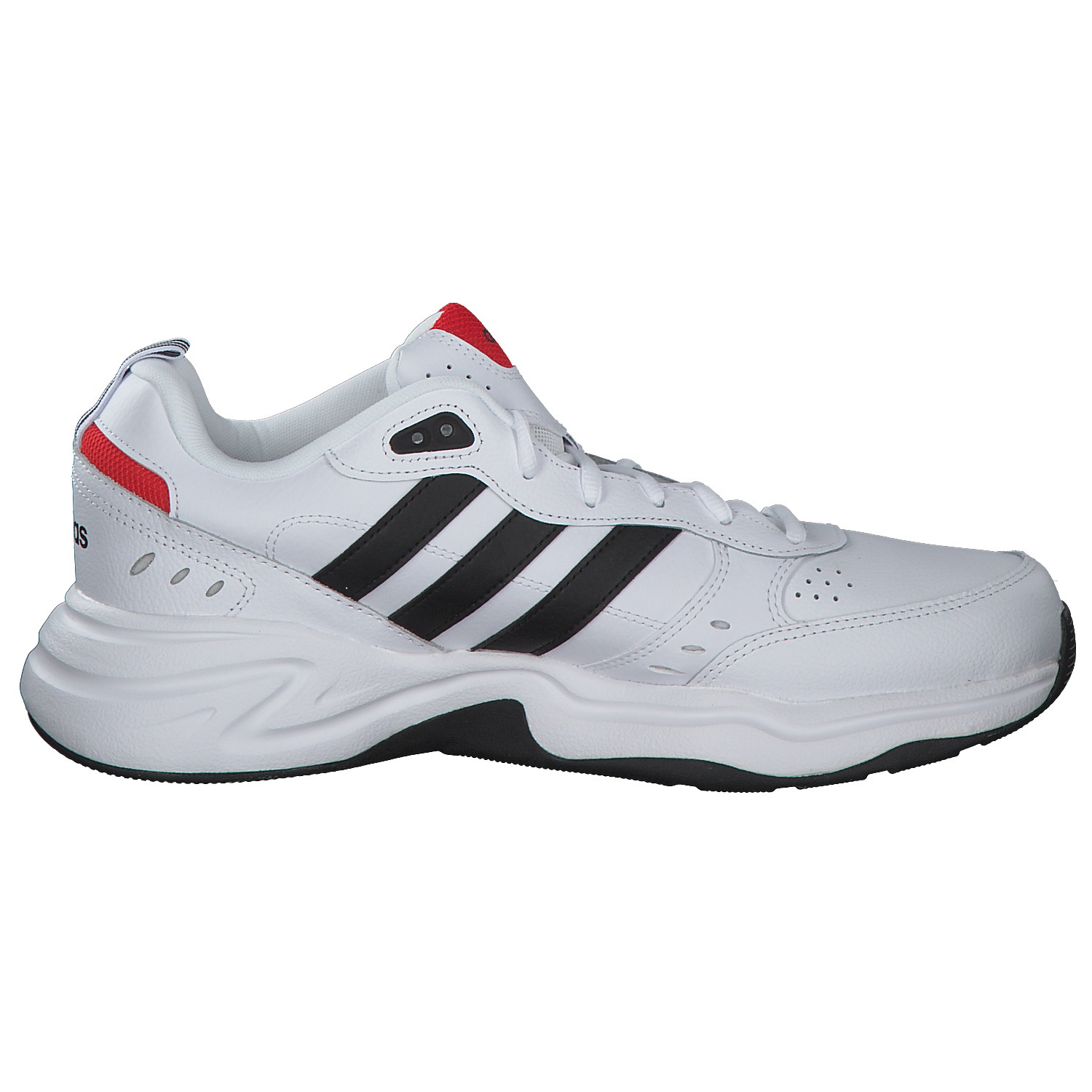 Adidas Core Strutter M, Sneakers Low, Herren, Weiß/Blau/Rot