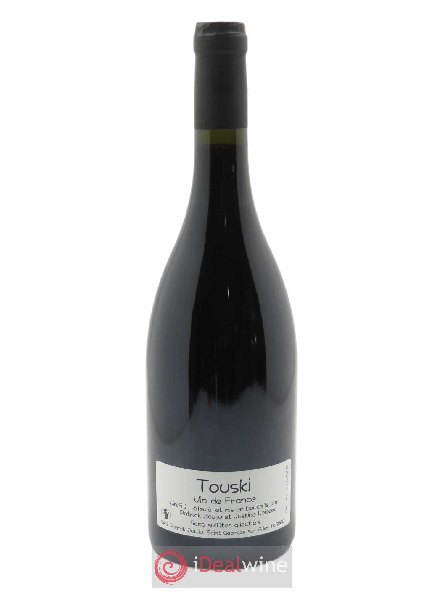 Vin de France Touski Patrick Bouju - La Bohème  2020 - Lot de 1 Bouteille