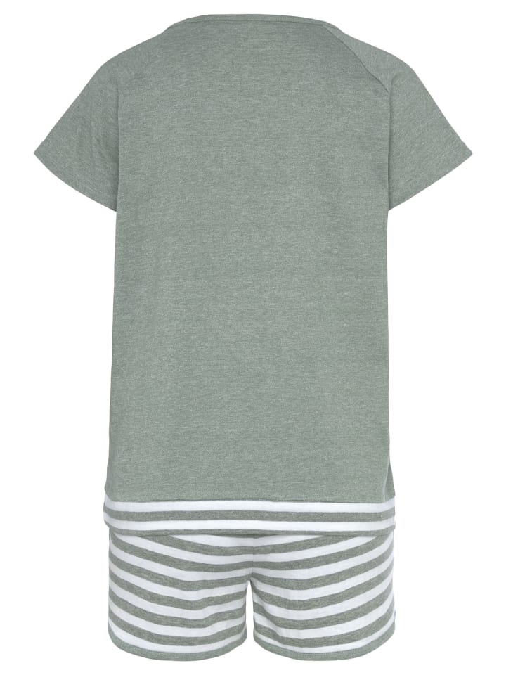 VIVANCE DREAMS Shorty in khaki geringelt günstig kaufen