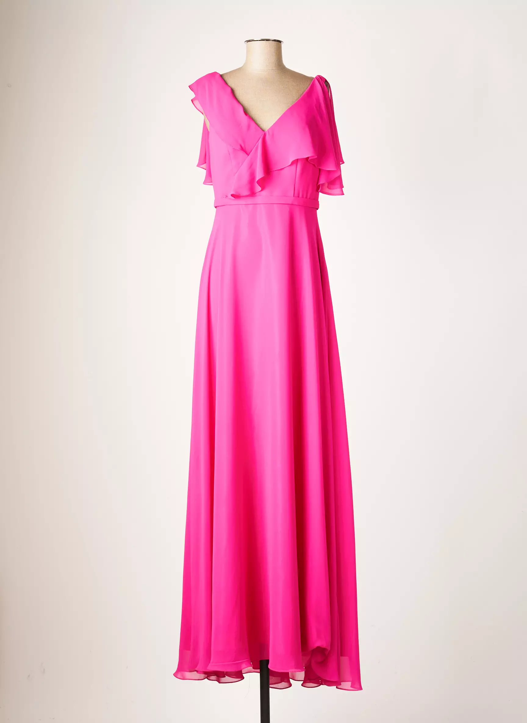 Fashion New York Robes Longues Femme couleur rose