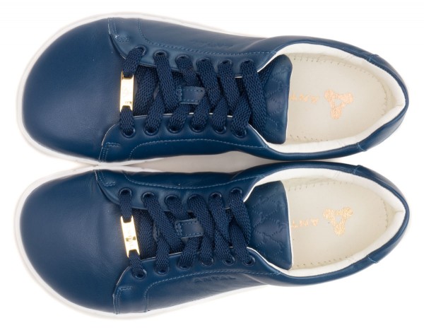 Antal ~ Amada Leder Sneaker ~ Navy